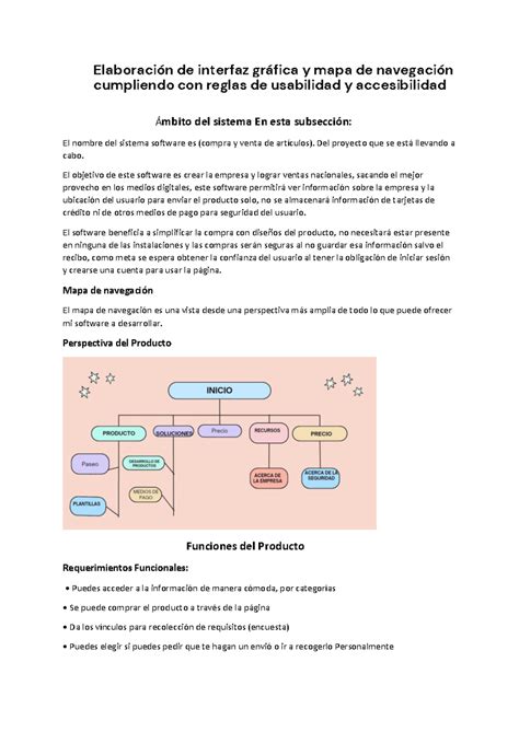 Elaboraci N De Interfaz Gr Fica Y Mapa De Navegaci N Cumpliendo Con