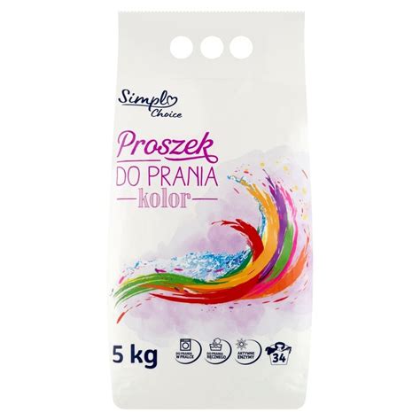 Simpl Choice Proszek Do Prania Kolor 5 Kg 34 Prania Zakupy Online Z