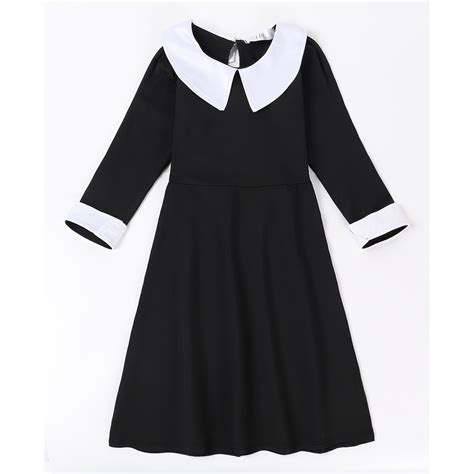 Rochie Cosplay Fete Wednesday Addams Pentru Copii Party Chili