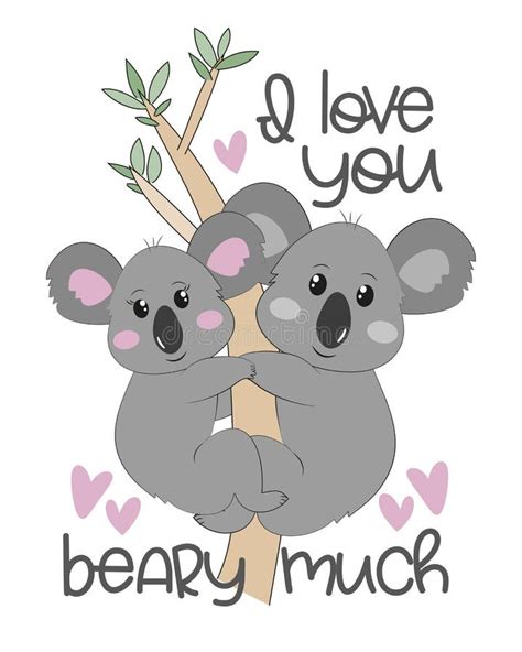 Love You Beary Much Stock Illustrations 53 Love You Beary Much Stock