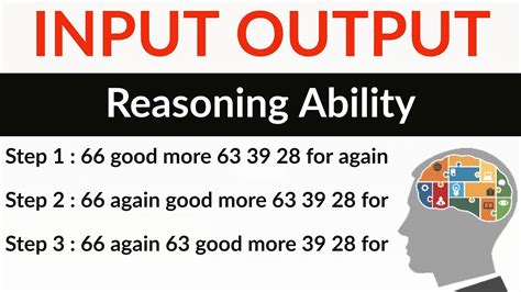 Machine Input Output Reasoning Techniques Set For Sbi Po Ibps