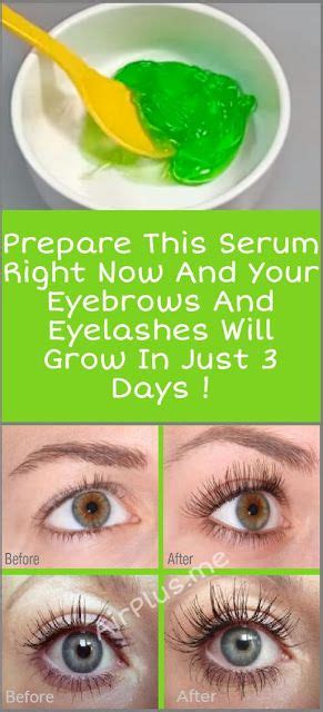 Prepare This Serum Right Now And Your Eyebrows And Eyelashes Will Grow