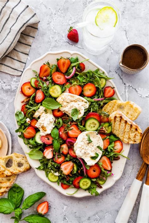 Strawberry Burrata Salad Two Peas Their Pod