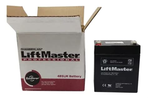 Chamberlain Liftmaster 485lm Batería De Reserva Para Puerta Envío gratis