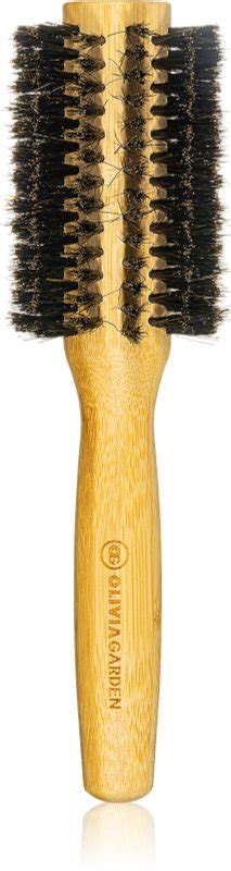 Olivia Garden Bamboo Touch Brosse Ronde Cheveux Avec Poils De Sanglier