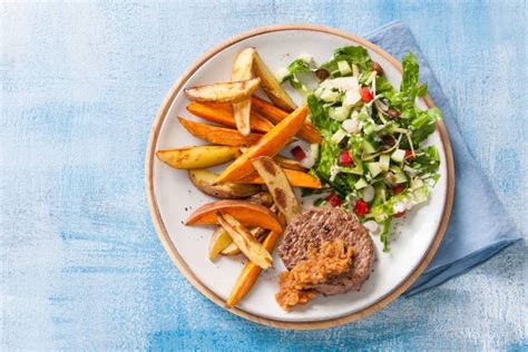 Steak De Boeuf Met Tomatentapenade En Homemade Frites Recept