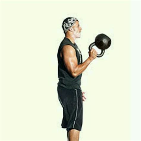 One Arm Kettlebell Bottom Up Clean Hang Position By Ilpesante A