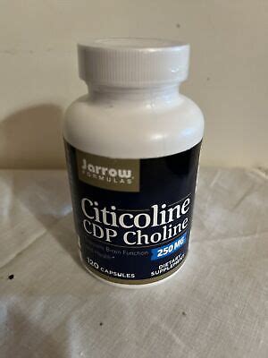 Jarrow Citicoline CDP Choline 120 Capsules 250mg Brain Function Health