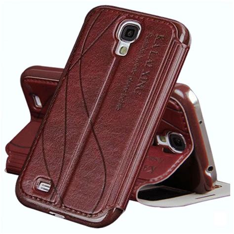 Original Leather Case For Samsung Galaxy S4 S 4 I9500 S4 Mini I9190 Back Case Luxury