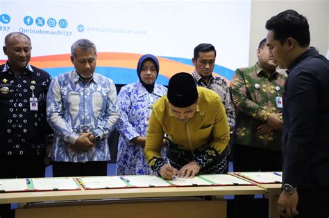 Pemkab Purworejo Tandatangani Naskah Kerjasama Dengan Ombudsman Ri