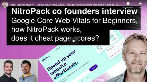 Nitropack Plugin For Wordpress Amazing Speed Increases For Your