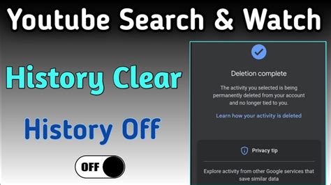 Youtube Search History Kaise Delete Kare Youtube History Off