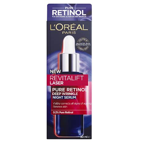 L Oreal Paris Revitalift Pure Retinol Night Serum 30ml The Warehouse