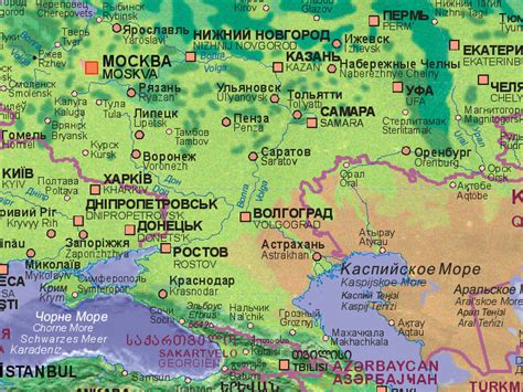 Volgograd Map - Russia