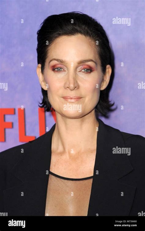 Carrie Anne Moss At Arrivals For Marvels Jessica Jones Season 2