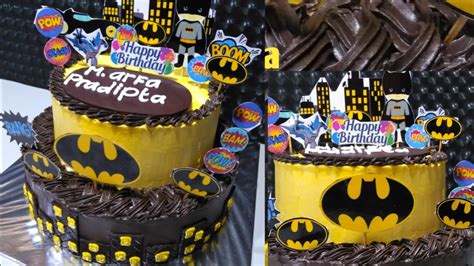 Kue Ulang Tahun Batman Tingkat How To Make A Batman Birthday Cake