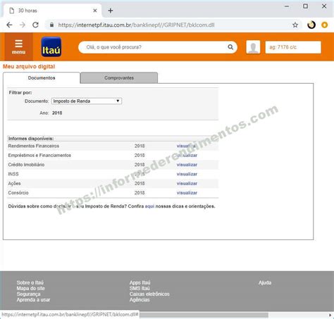 Informe De Rendimentos Do Ita Irpf 4556 Hot Sex Picture