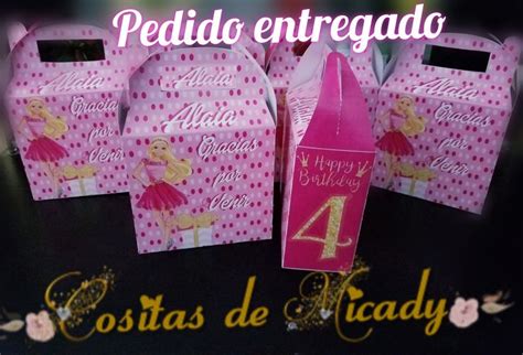 Cajitas Dulceras Barbie Barbie Cajas