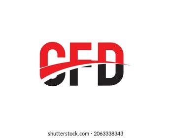 Cfd Letter Initial Logo Design Vector Stock Vector (Royalty Free ...