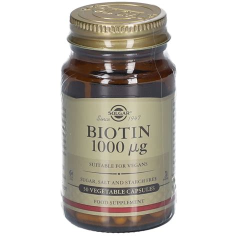 SOLGAR Biotin 1000 µg 50 St Redcare Apotheke