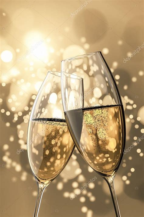 2 Champagne Glasses — Stock Photo 19315611