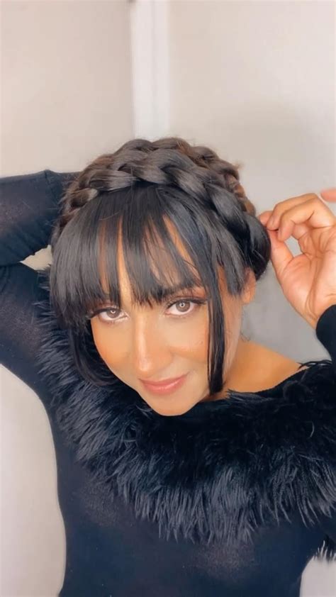 Wednesday Addams Hairstyle Hairtutorials Dance Hairstyles Halloween