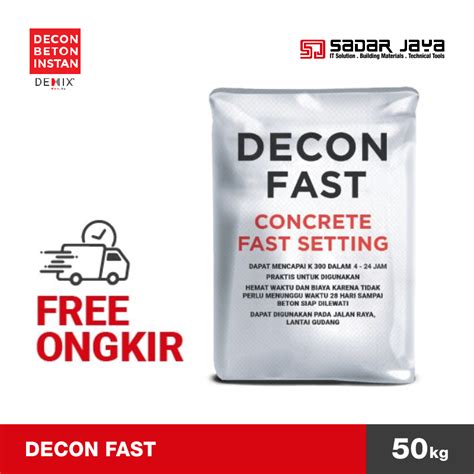 Beton Instan Praktis Decon Fast Setting Mortar Instan Semen Instan