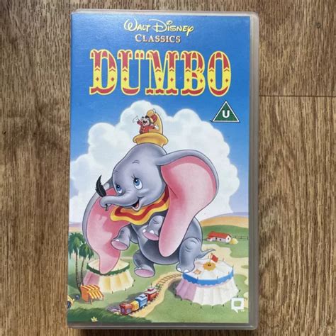 Walt Disneys Classic Dumbo On Vhs Tape Rare Great Condition Teted