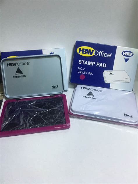 HBW Office Stamp Pad 2 Violet Ink Lazada PH