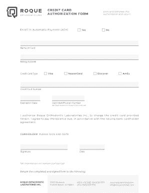 Fillable Online Credit Card Auth Form 2019 Fax Email Print PdfFiller