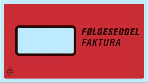 Antalis Følgeseddellommer M65 Med Tryk Følgeseddelfaktura 1000 Stk