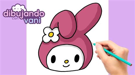 COMO DIBUJAR A MY MELODY KAWAII DIBUJOS IMAGENES FACILES ANIME DE