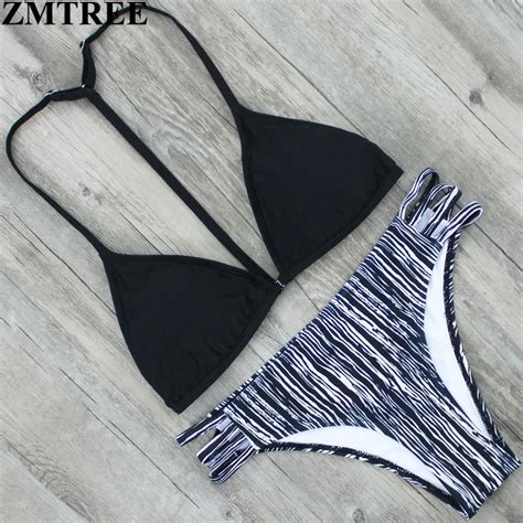 ZMTREE Brand New Bikini 2017 Sexy Swimsuit Maillot De Bain Halter