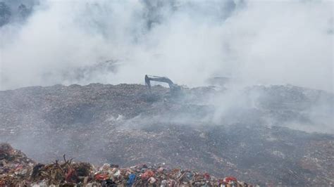 TPA Bakung Di Bandar Lampung Kembali Terbakar Tapi Di Titik Yang Berbeda