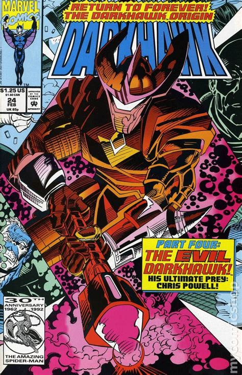 1992 Darkhawk 24 Feb Issue Marvel Comics Property Room