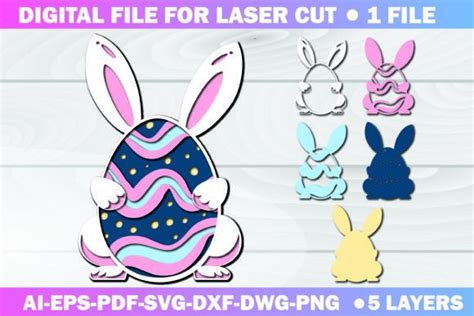 3d Easter Eggs Paper Cut Svg File Graphic By Design Empire · Creative