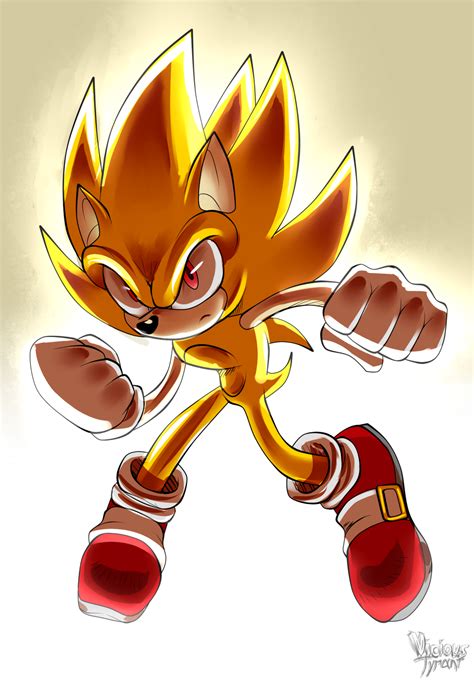 [Fan-Art] "Super Sonic" (2017) by ViciousTyrant on Newgrounds