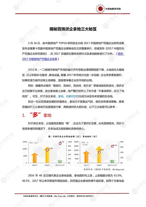 《揭秘百强房企拿地三大秘笈》中指云