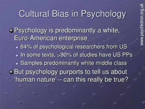 Ppt Cultural Bias In Psychology Powerpoint Presentation Free