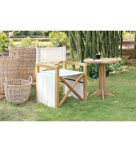 Table Ronde Pied Central Macao Il Giardino Di Legno