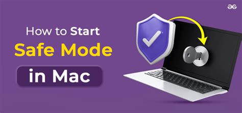 How To Start Your Mac In Safe Mode Geeksforgeeks