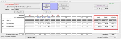 Perfectfit User Guide Locations Cost And Value