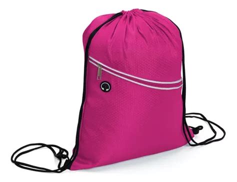 Morral Urbana Arn Mochila Saco Imperme Vel Color Rosa Dise O Liso L