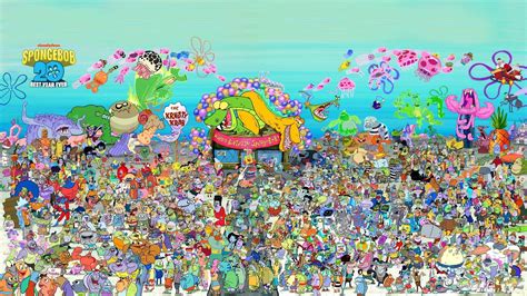 Spongebob Squarepants 20th Anniversary Poster Spongebob Squarepants