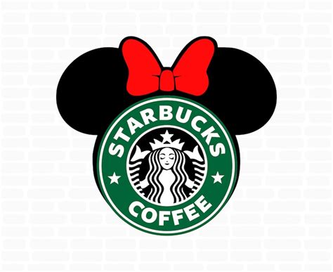 Starbucks Svg Disney Starbucks Svg Minnie Mouse Disney Design Etsy