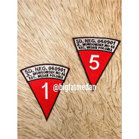 Jual Patch Lokasi Bordir Lokasi Kelas Badge Lokasi Kelas Sekolah