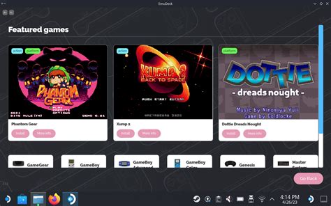 簡単にsteam Deckをレトロゲーのエミュレーターにできる「emudeck」