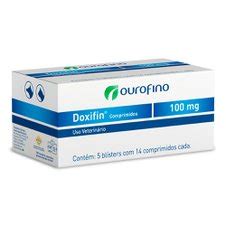 Antimicrobiano Doxifin Tabs Ourofino 100 mg Loja Agropecuária