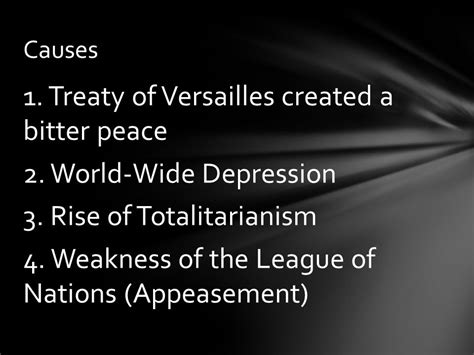 Treaty Of Versailles Created A Bitter Peace World Wide Depression