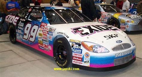 Jeff Burton 2000 Ford Exide Ford Racing Nascar Racing Indy Cars